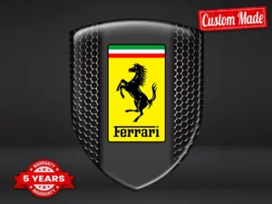 Ferrari Stoßsticker Druck Sportlich Luxus Professionell